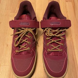 Rare Dark Red Adidas Forum Low shoes